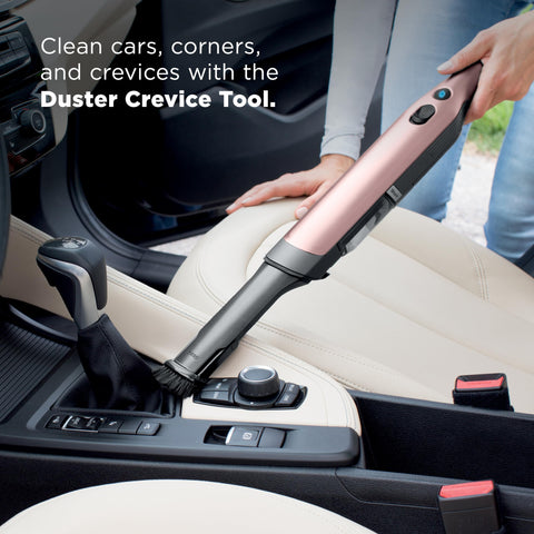 Shark WANDVAC LED indicator shows charging status and remaining battery.