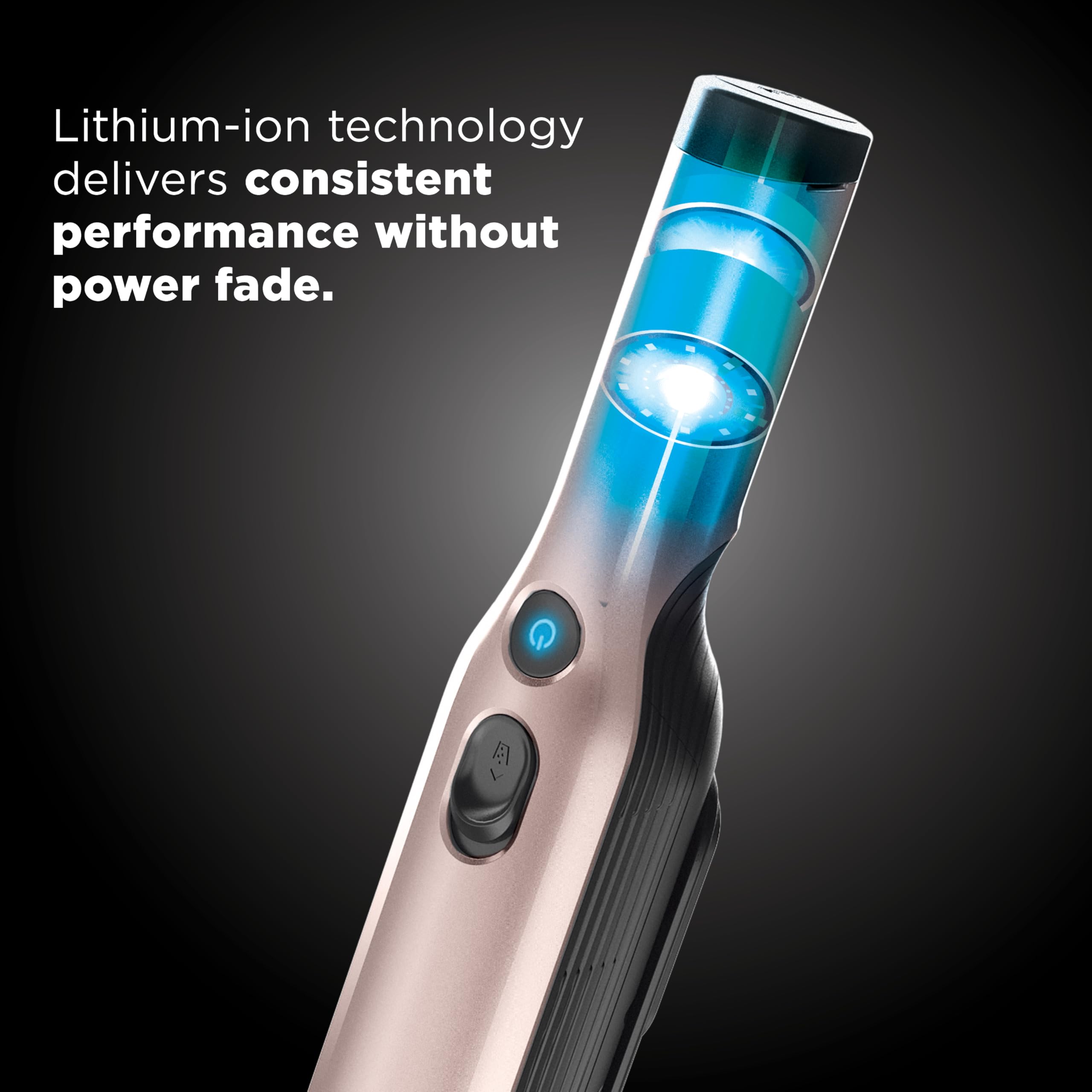 Shark WANDVAC pet hair tool removes fur from furniture and fabrics.