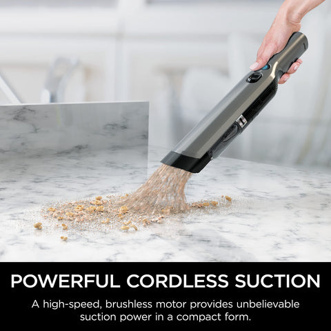 Shark WV201 Wandvac brushless motor close-up showing powerful suction potential