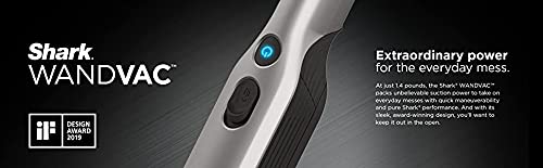 Shark WV201 Wandvac charging dock keeps the unit ready for storage and use.
