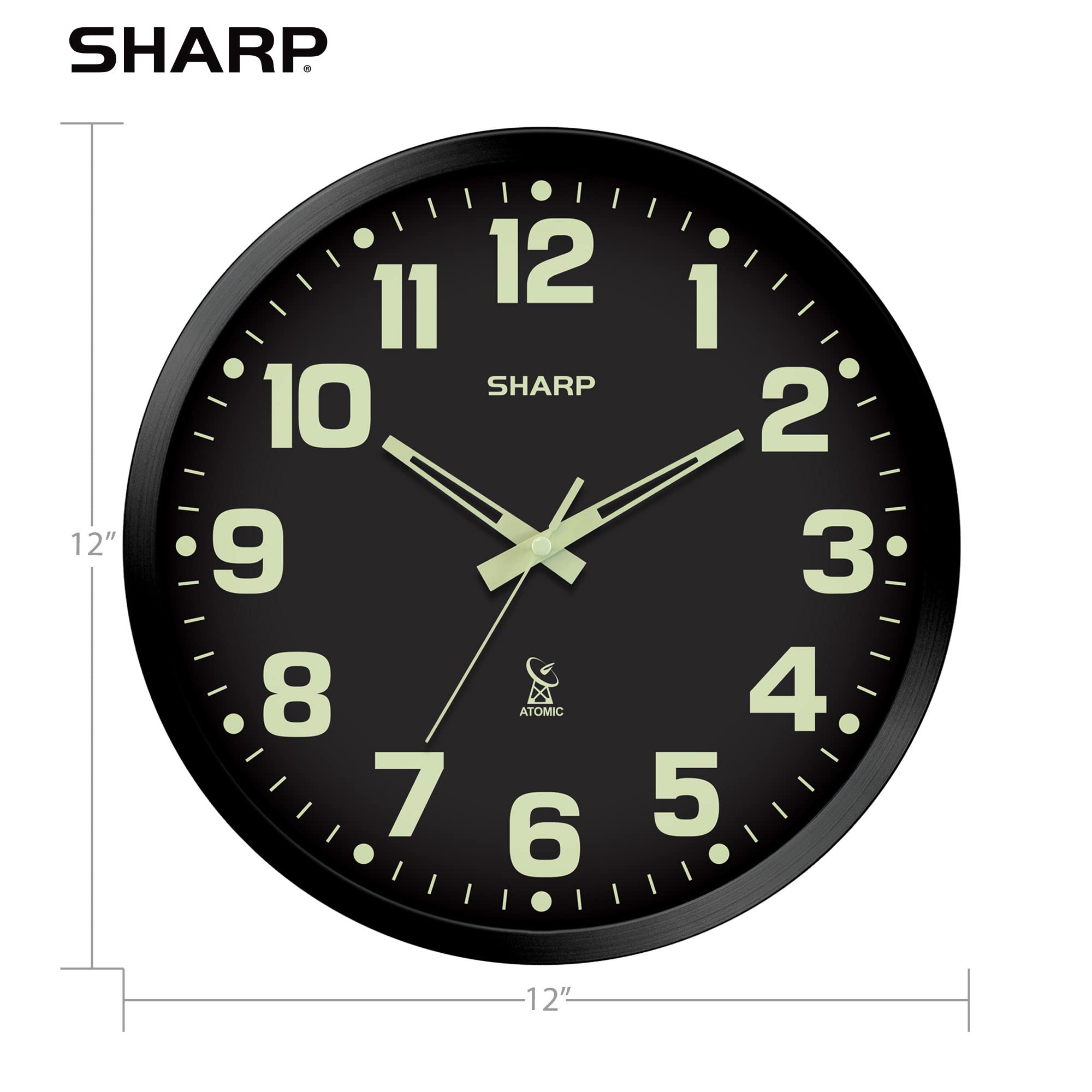 Sharp automatic daylight savings adjustment ensures correct time changes