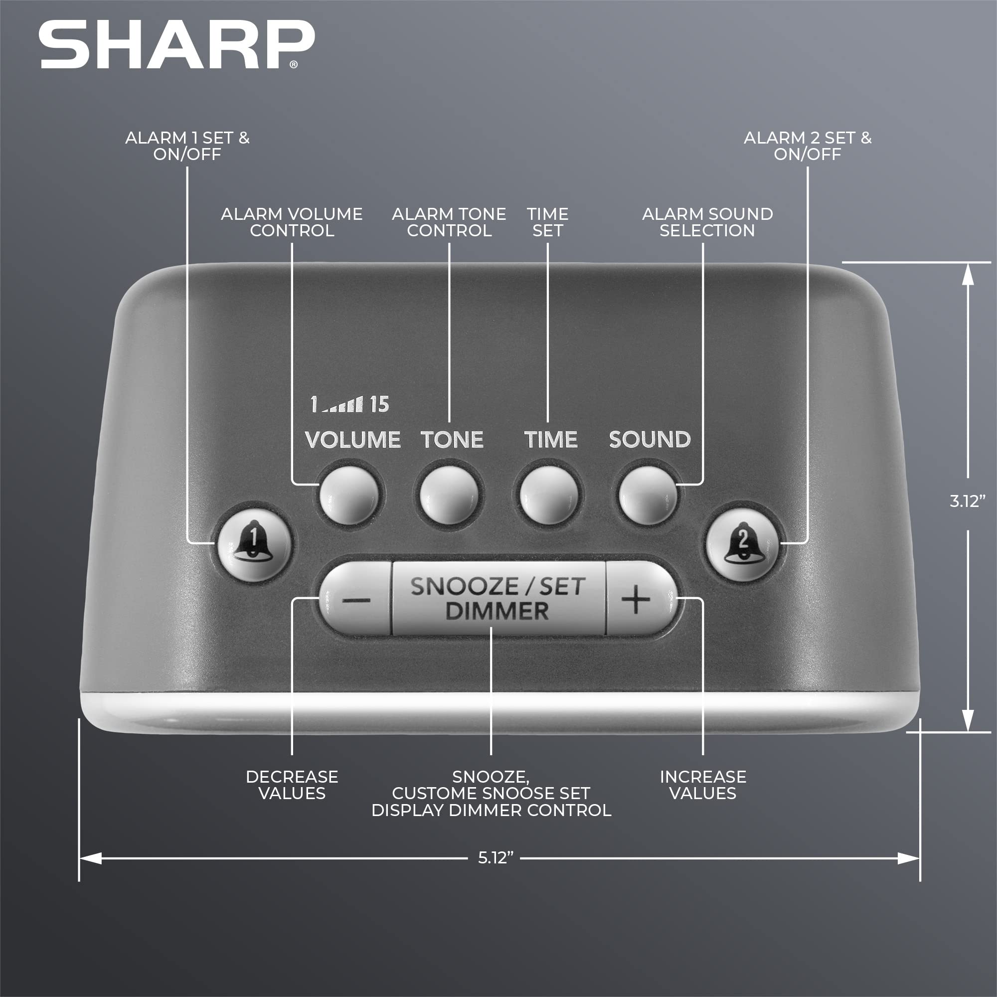 Volume control knob and speaker for customizable wake-up