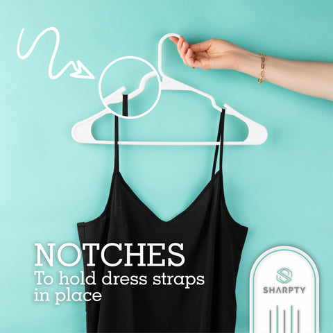 Sharpty smooth finish prevents creases and snags on delicate fabrics.