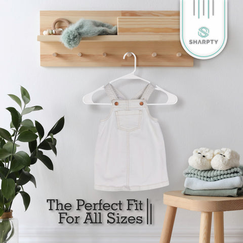 Sharpty hangers offer versatile use for shirts, tanks, and accessories.