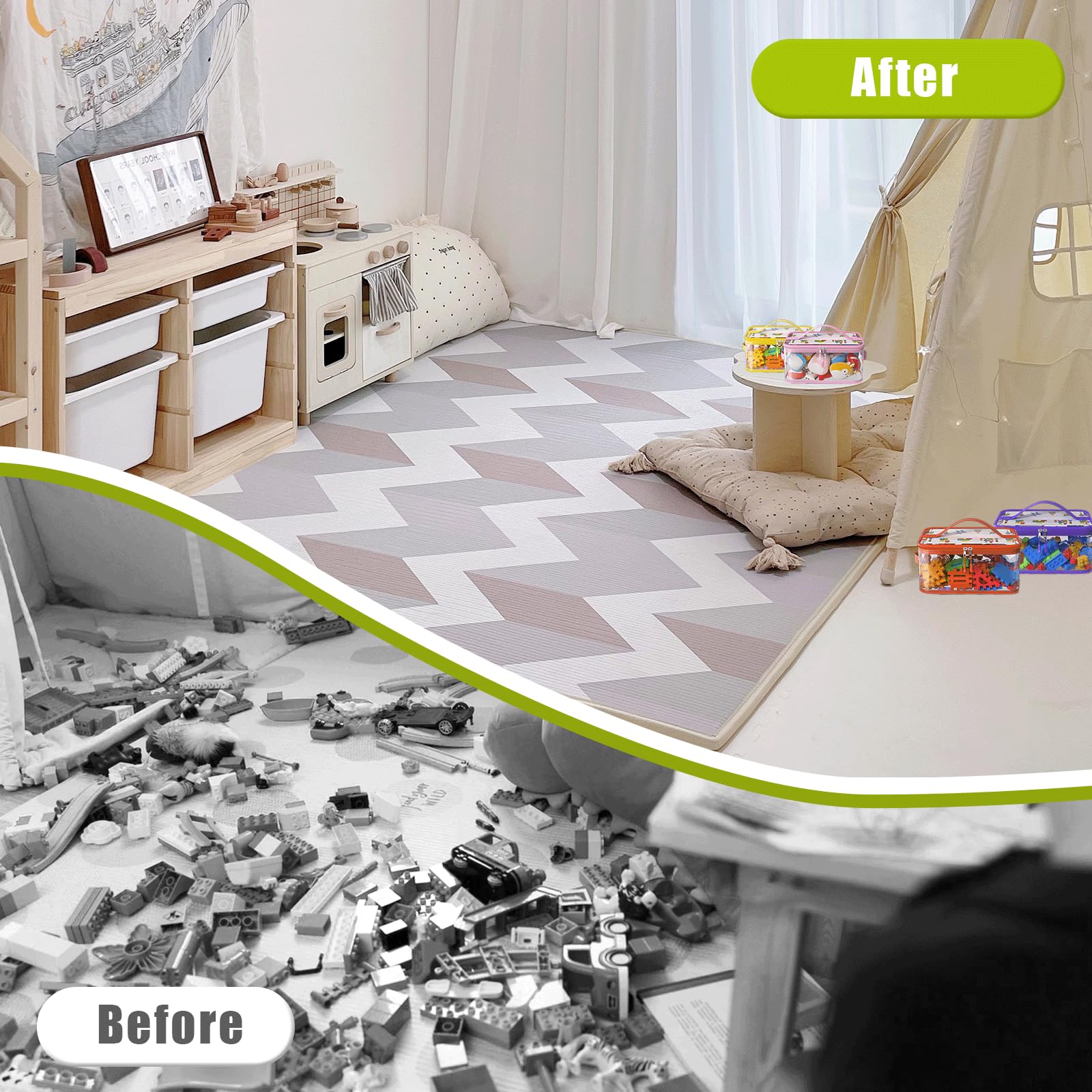 Shcsdr space-saving bags keep shelves neat and rooms tidier
