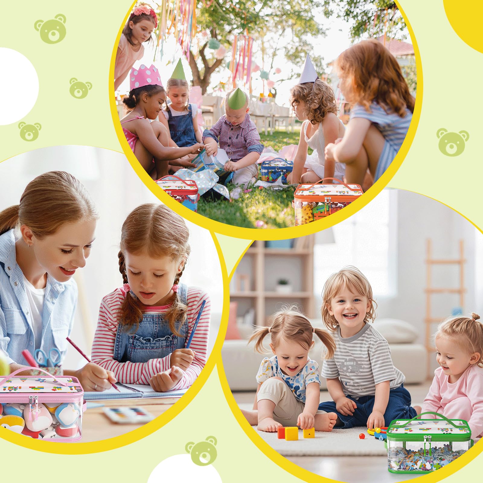 Shcsdr durable PVC design stands up to daily kids' play and travel