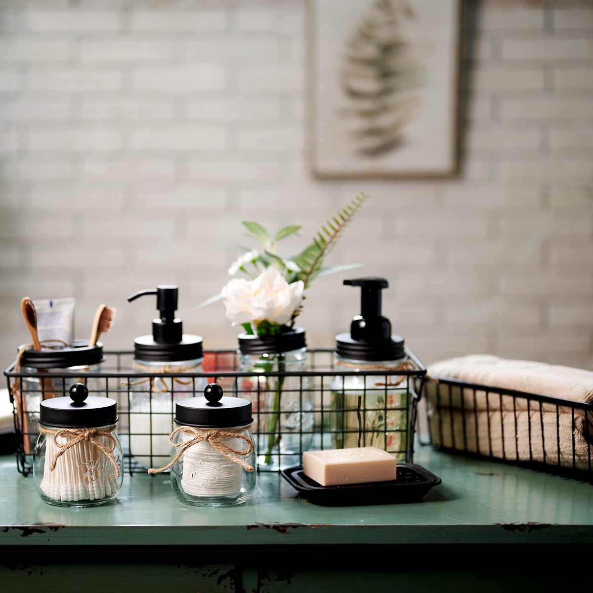SheeChung second apothecary jar for organizing small bathroom items
