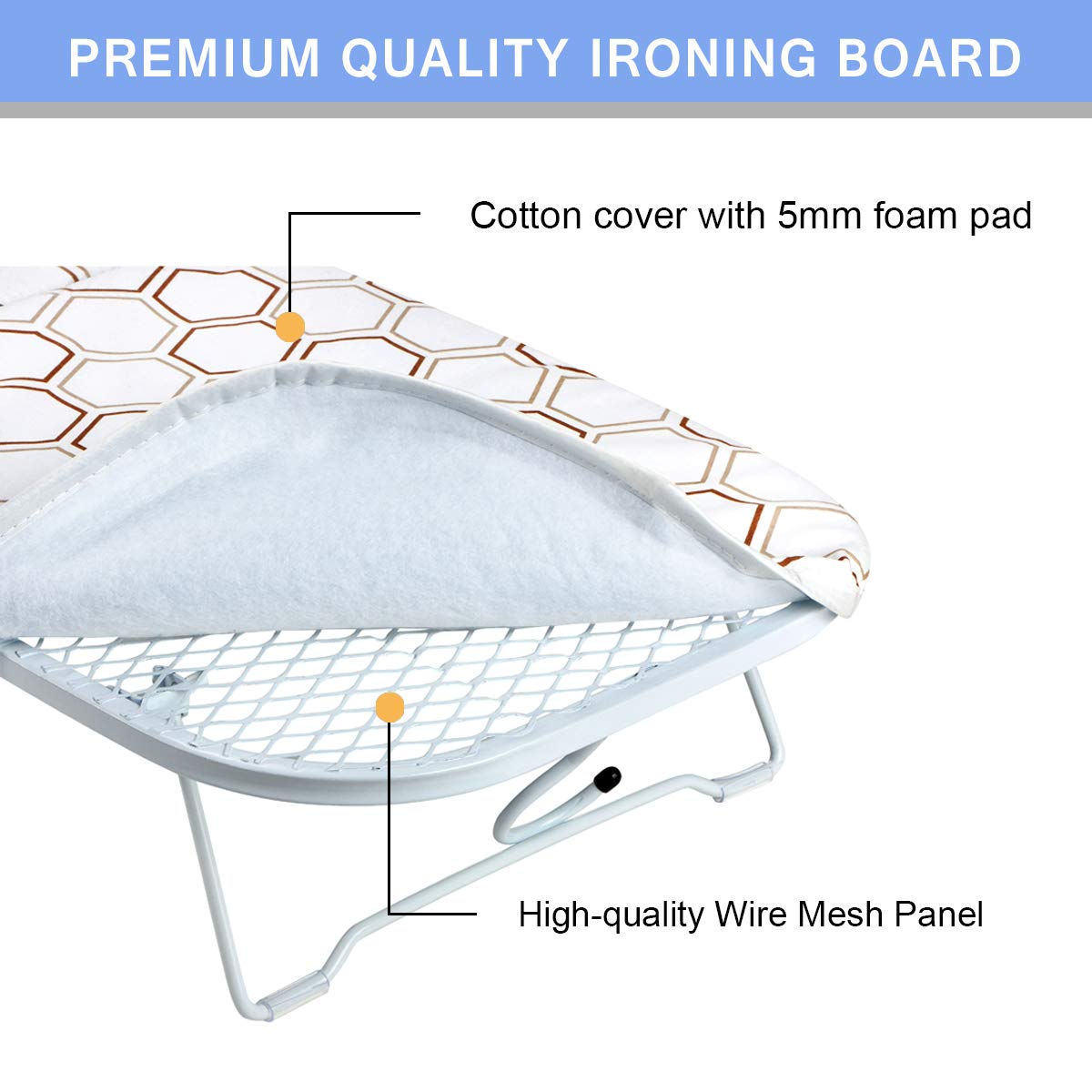 SheeChung built-in hanging hook keeps the board ready and out of the way.