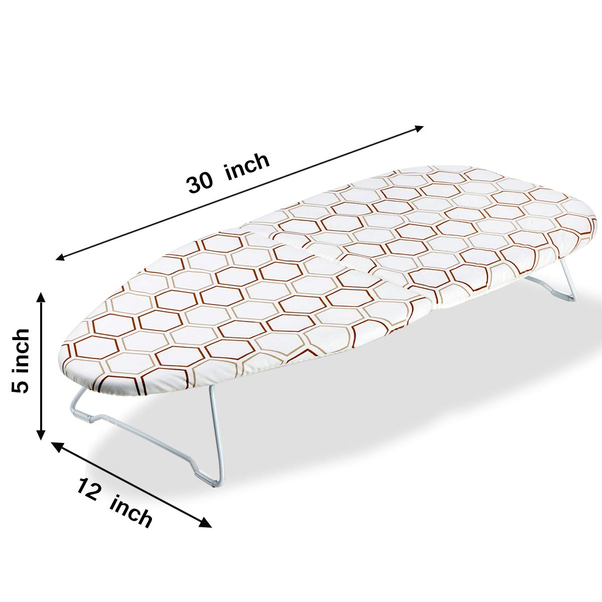 SheeChung ironing-board metal mesh base with vents for fast heat dissipation during pressing.