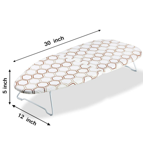 SheeChung ironing-board metal mesh base with vents for fast heat dissipation during pressing.