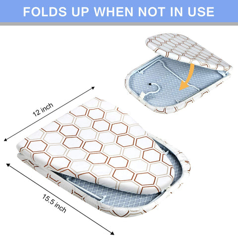 SheeChung removable cotton cover provides a smooth, durable ironing surface.