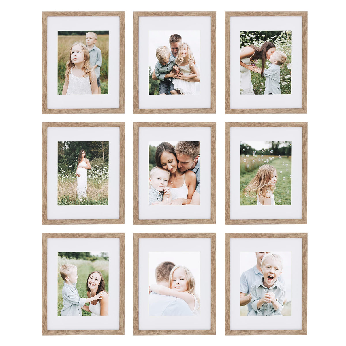 Sheffield Home Gallery Wall Frame Set 11x14 front view for a polished home display