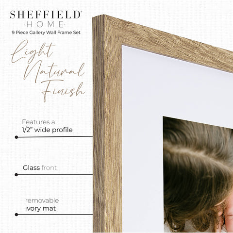 Sheffield Home protective glass and mats keep photos clear and free of dust