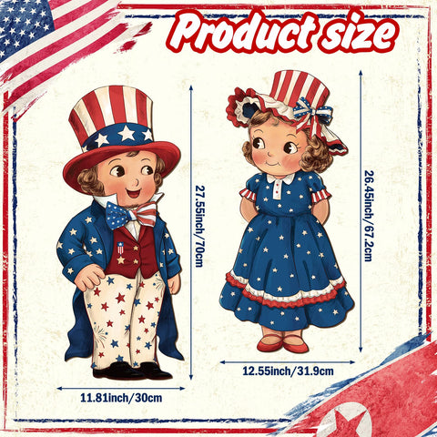 Shellwei patriotic wood sign set ideal for indoor or outdoor Memorial Day displays