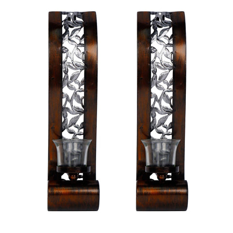 Shelving Solution metal and glass decor suitable for multiple rooms