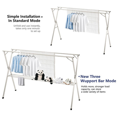 Shengshi windproof hooks secure clothes even in breezy settings.