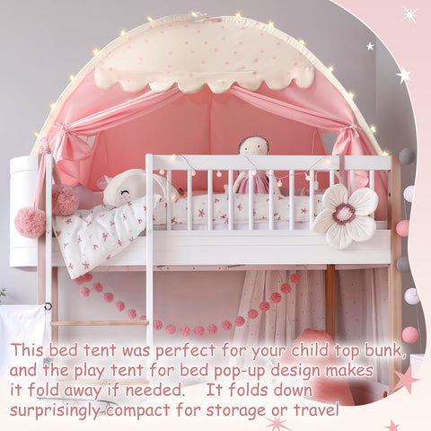 Sherilyn bed canopy tent with two doors and two windows for airflow