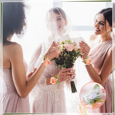 Sherr artificial-flowers-pink-detail soft, durable corsage for long-lasting charm.