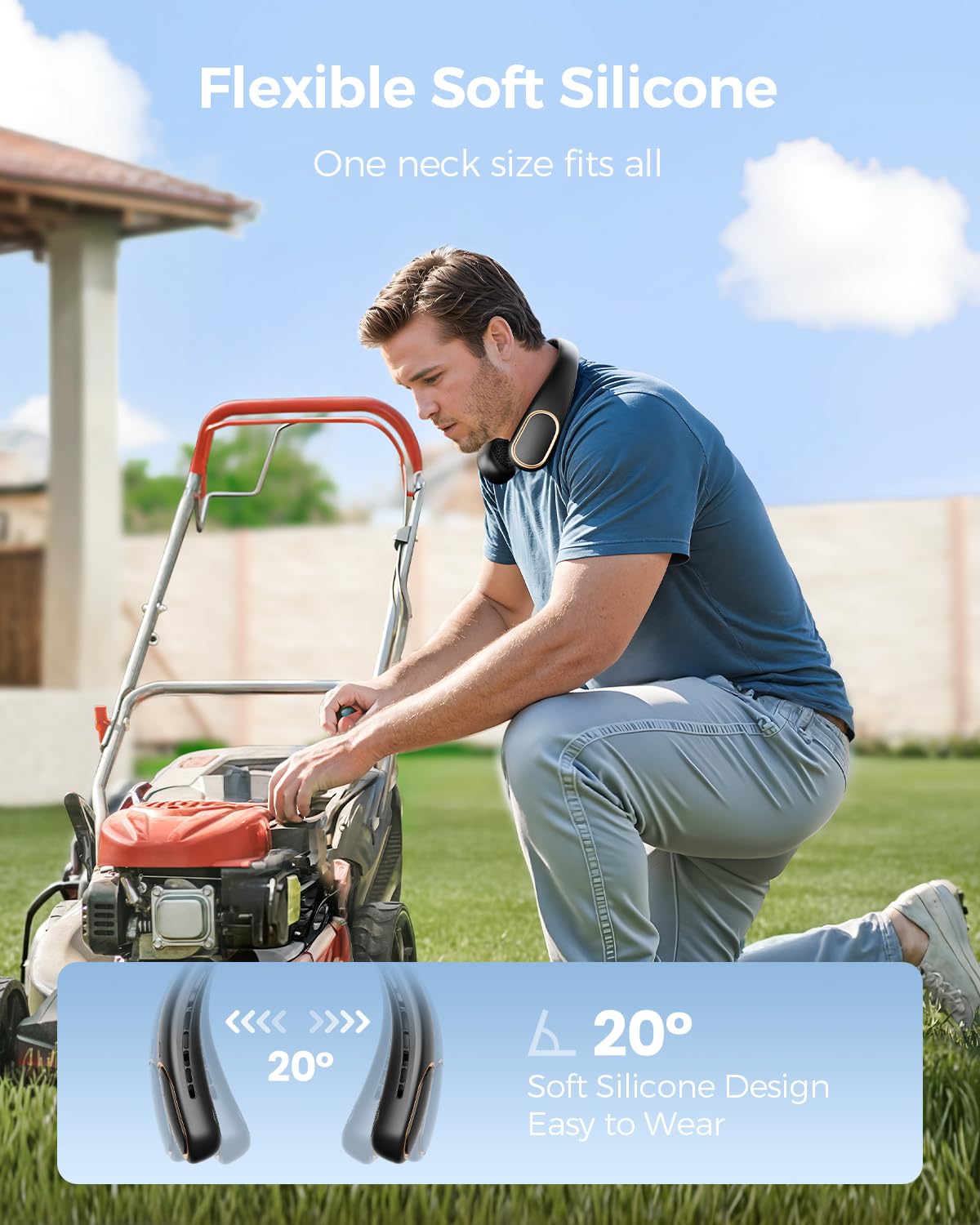 SHEWIND 4 speed control lets you tailor airflow quietly