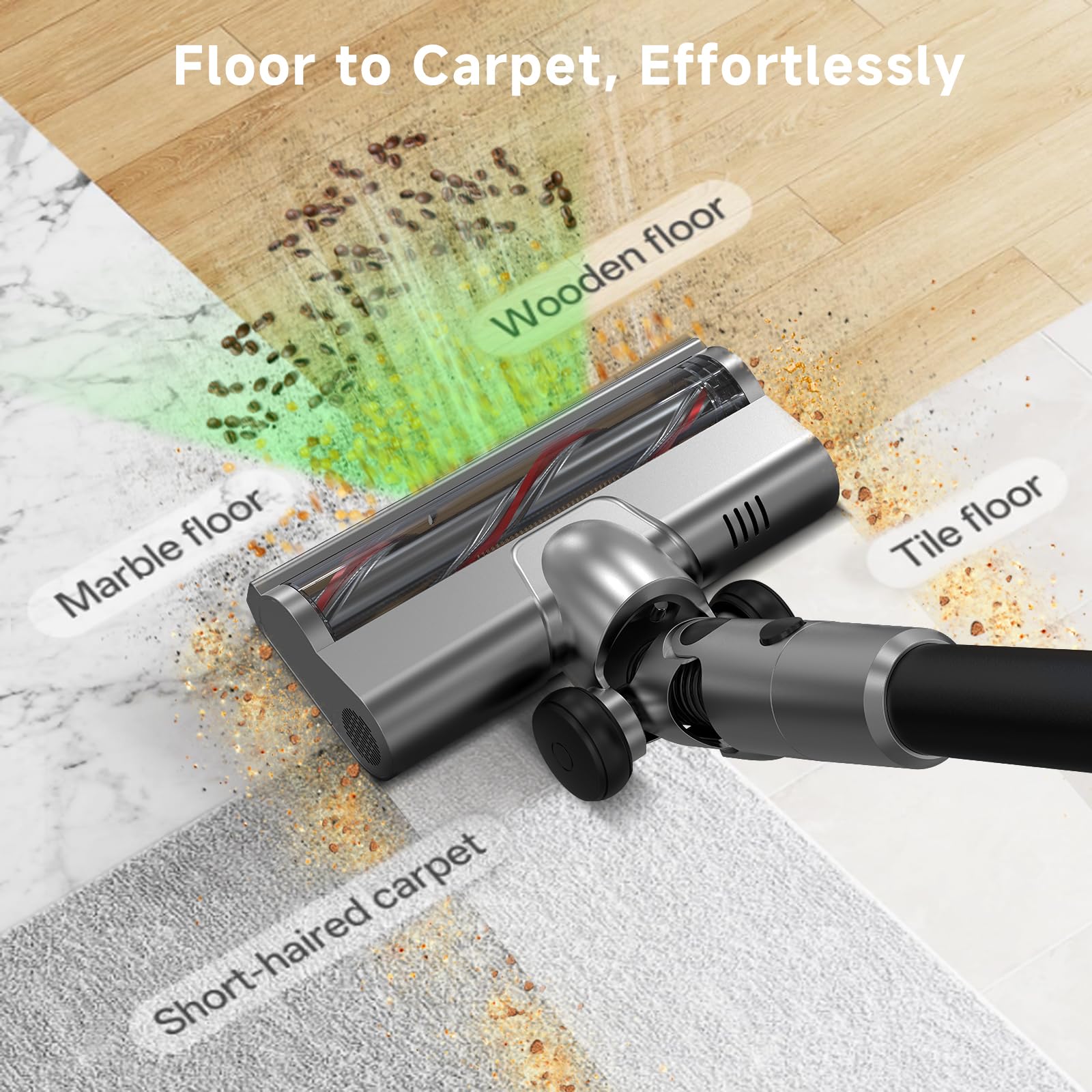Shieal lightweight vacuum under 5.5 lbs for easy carrying