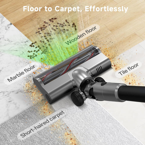 Shieal lightweight vacuum under 5.5 lbs for easy carrying