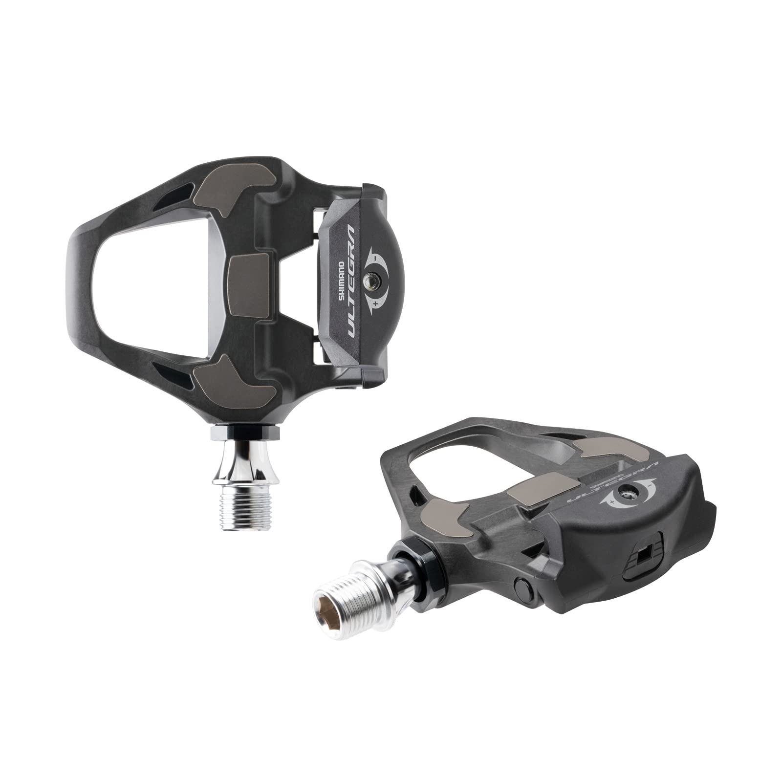 SHIMANO ULTEGRA PD-R8000 pedal side view highlighting wide platform for efficient power transfer