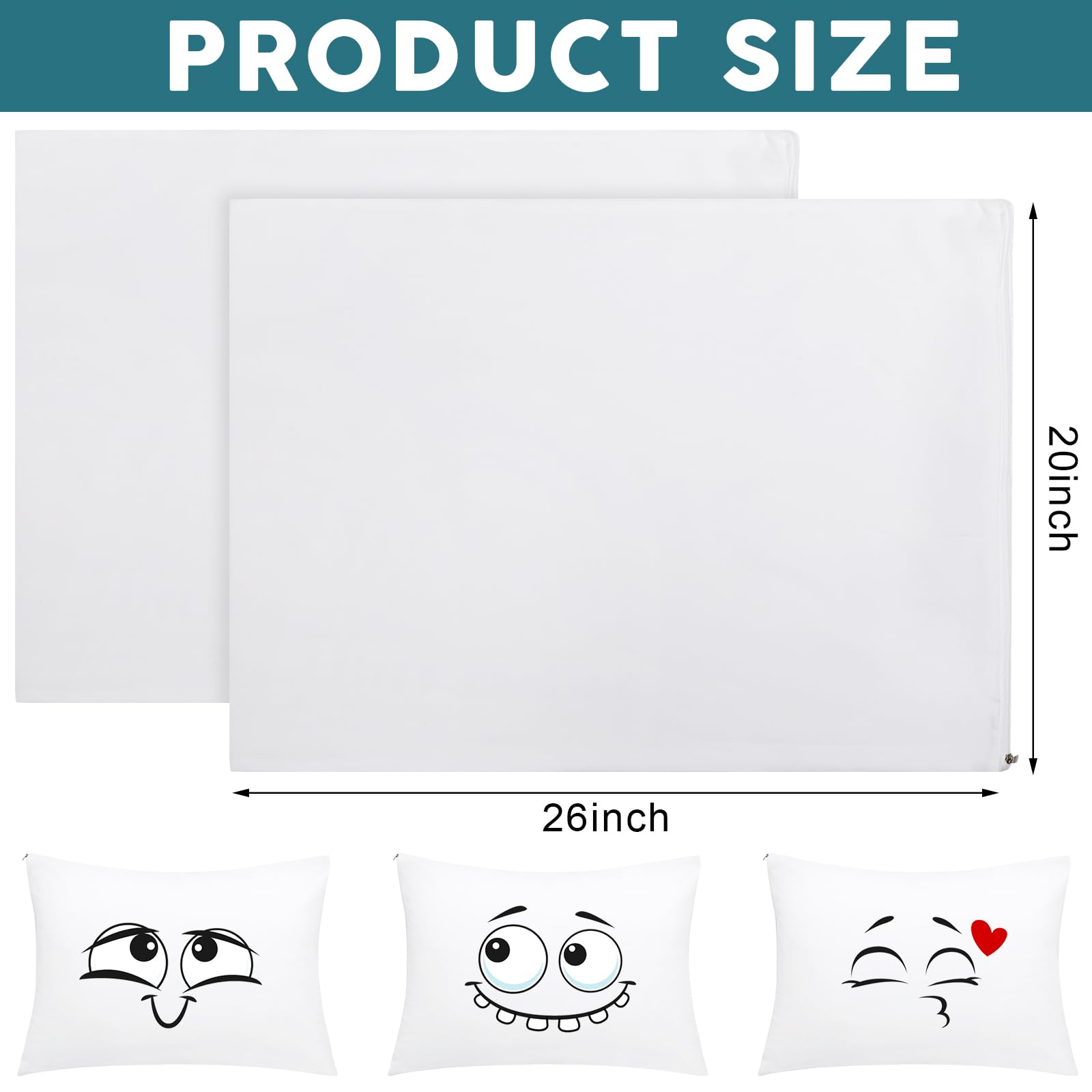 Shimeyao pillow protectors bulk pack displayed beside bed for easy replacement.