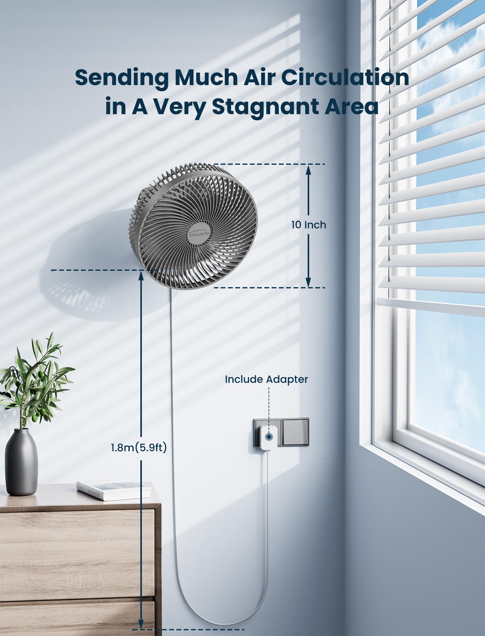 Shinebella detachable front cover simplifies cleaning and maintenance.