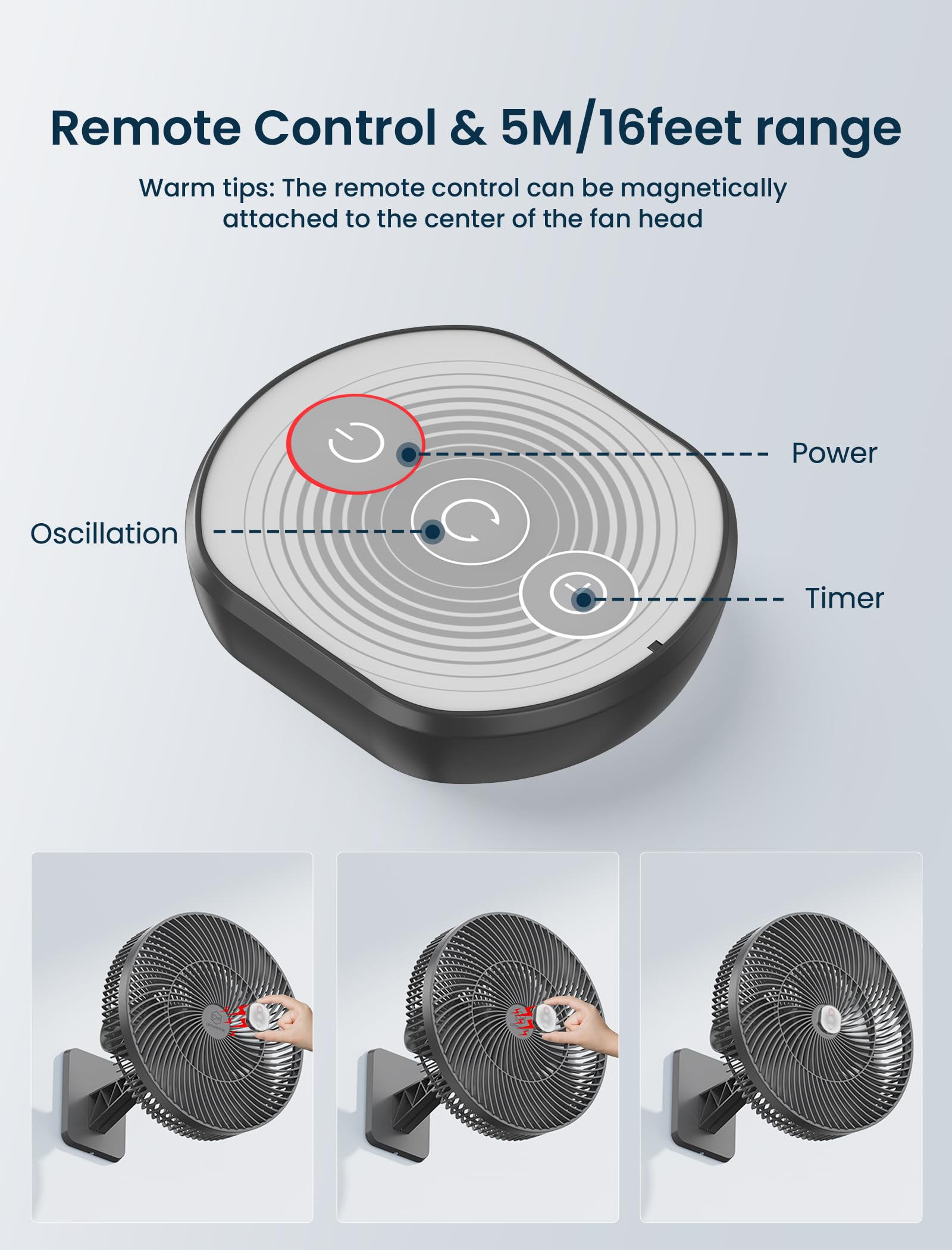 Shinebella whisper-quiet operation provides peaceful cooling in bedrooms.