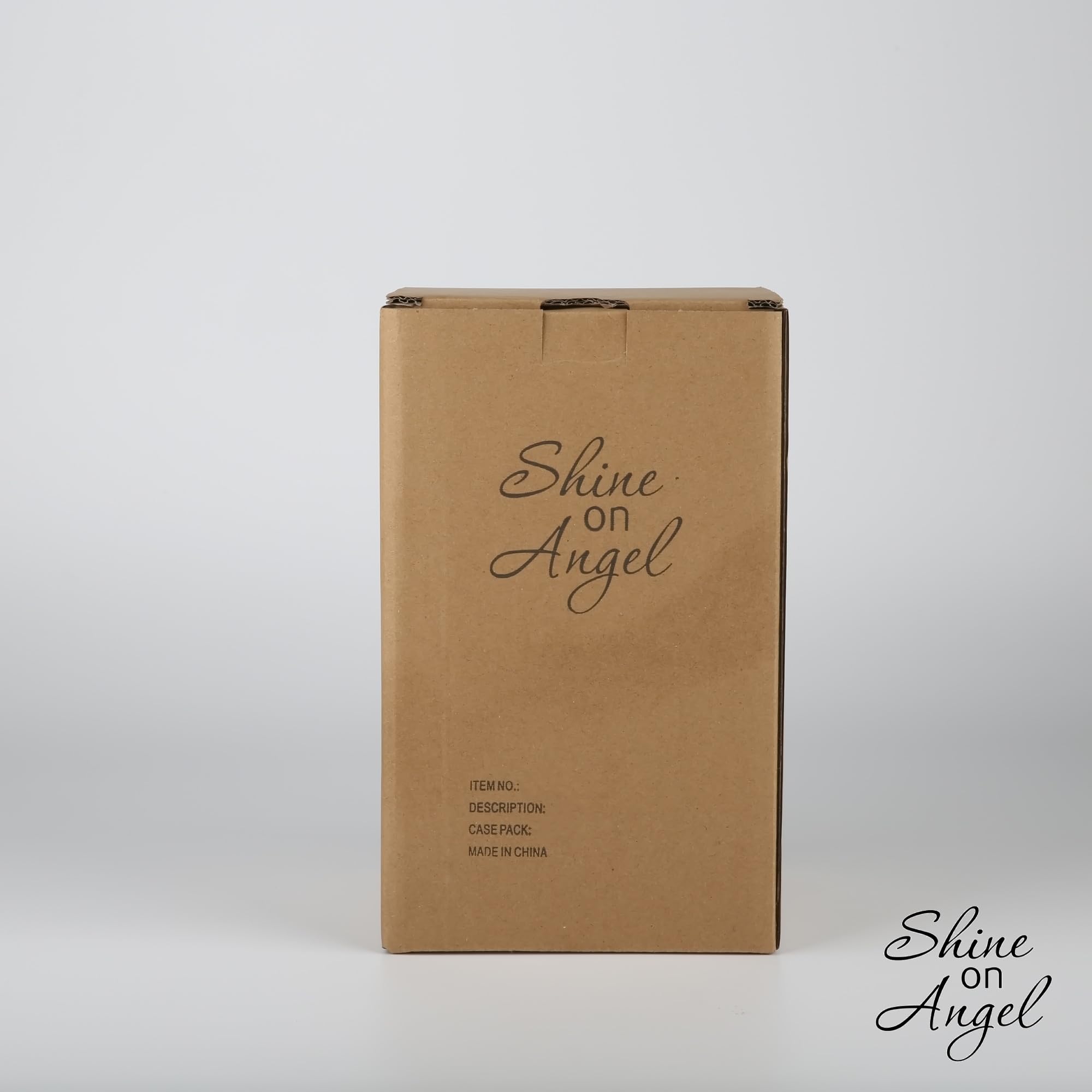 ShineOnAngel tabletop religious decor suitable for mantels and desks.