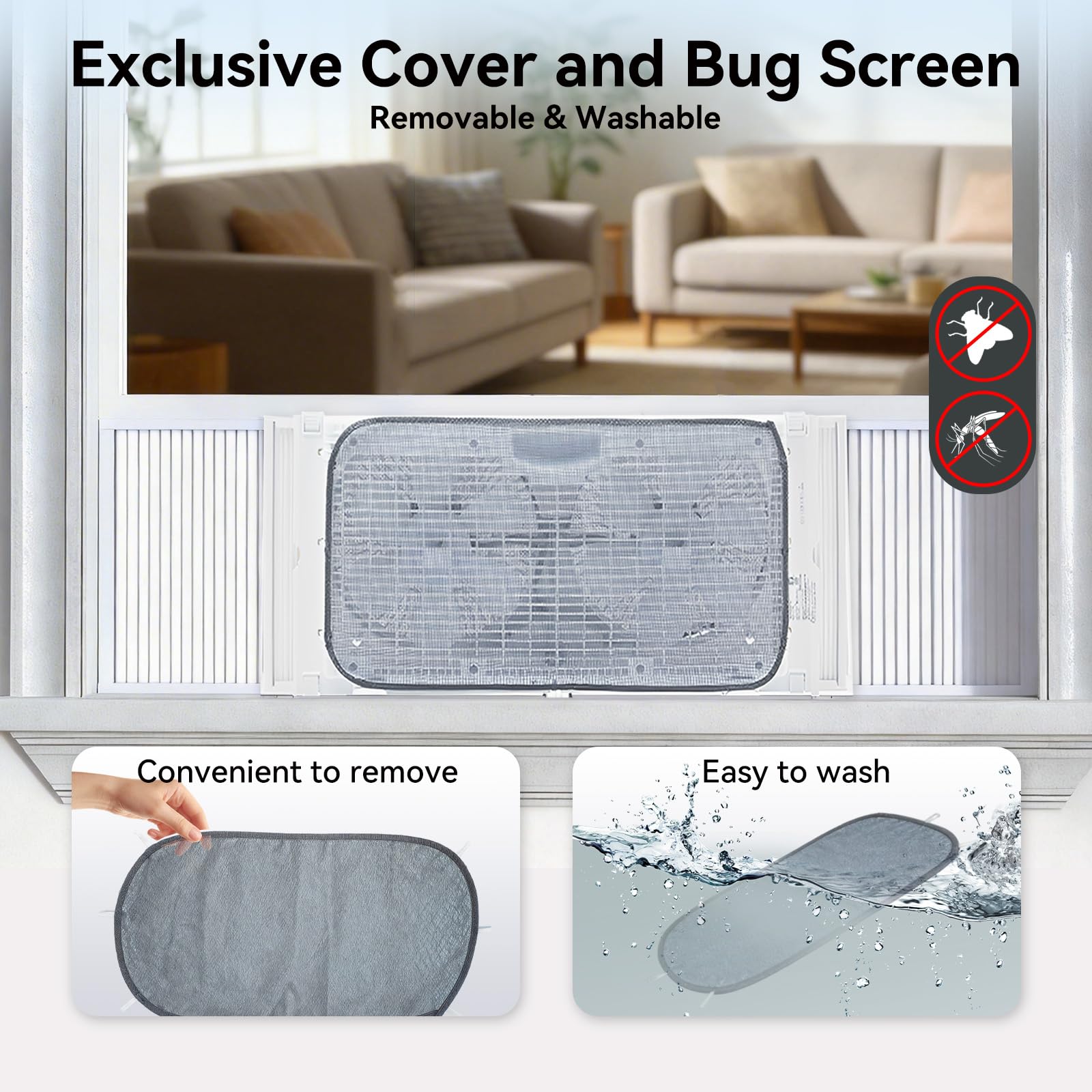 Shinic 3-speed reversible airflow enables flexible ventilation in living areas.