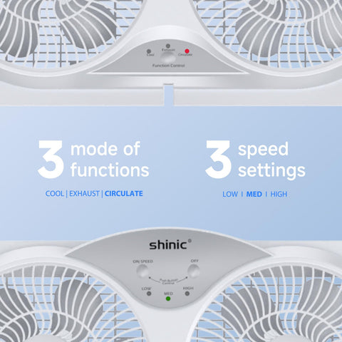 Shinic removable mesh screen blocks insects during operation.