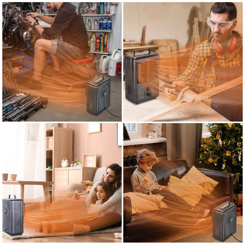 Shinic space heater safe auto shut-off for peace of mind