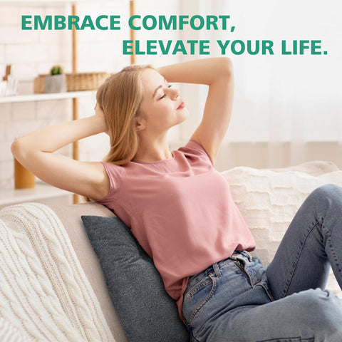 Shinnwa lumbar pillow cleaning and packaging shows easy care after delivery.