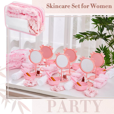 Shinylin makeup mirrors for easy beauty checks during sleepovers