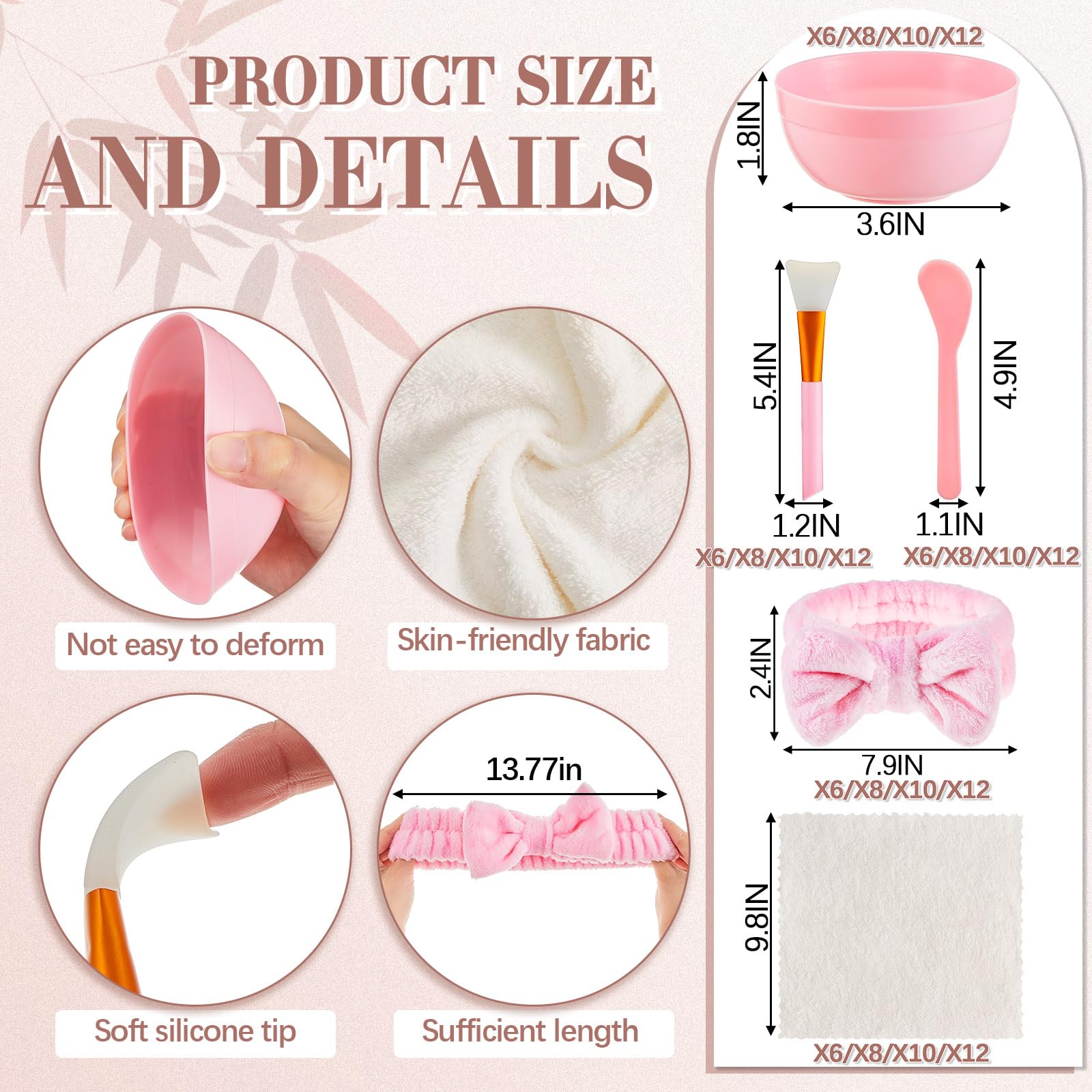 Shinylin spatulas for precise hygienic mask handling during pamper sessions
