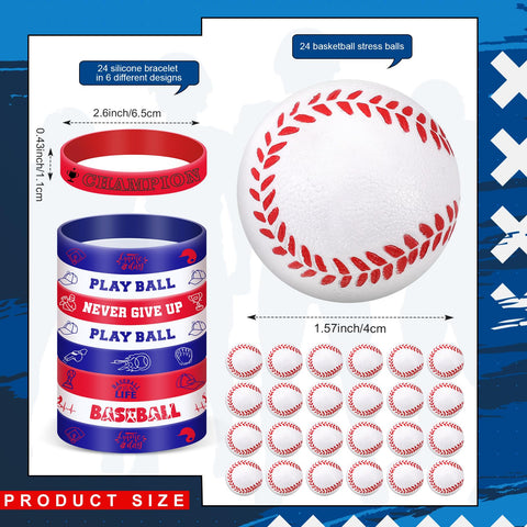 ShinyRelief baseball gift bags packaging complements a cohesive party set.