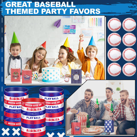 ShinyRelief baseball stress balls provide squishy, tactile play for guests.