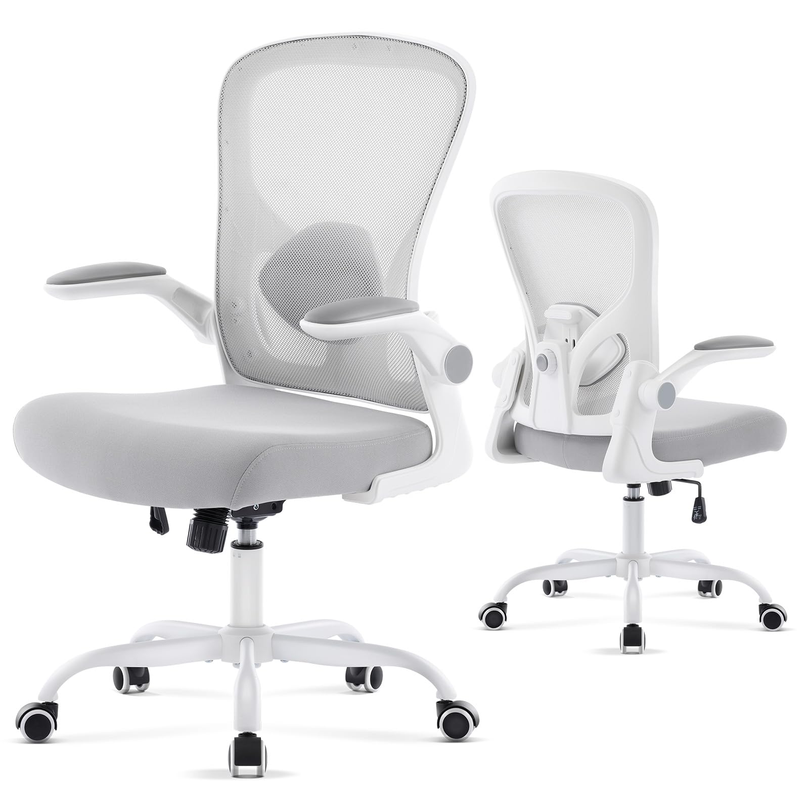 Shipborne chair in grey complements modern workstations