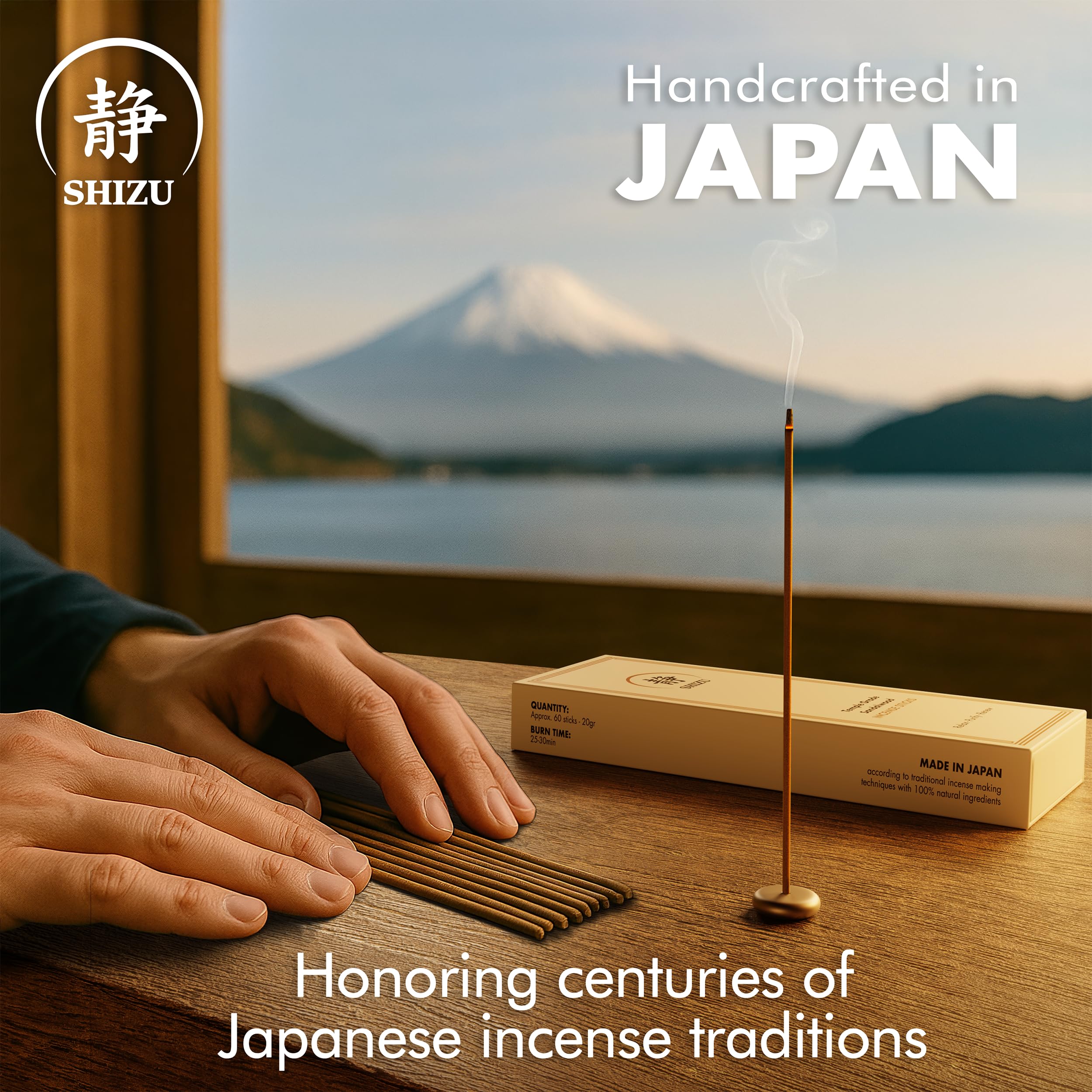 Shizu coreless design shows gentle burn without a wooden core