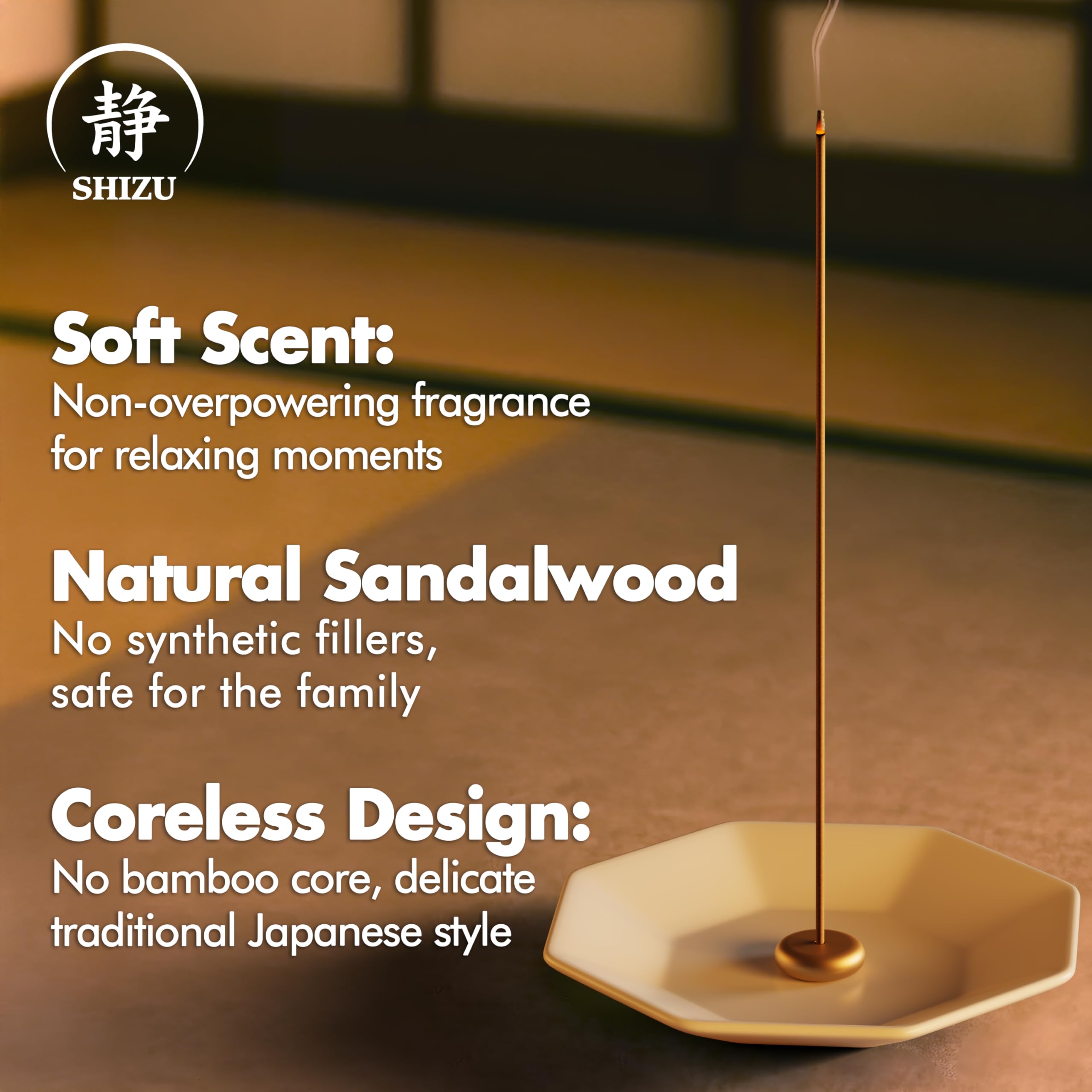 Shizu sixty sticks five-and-a-half-inch burn for winding down