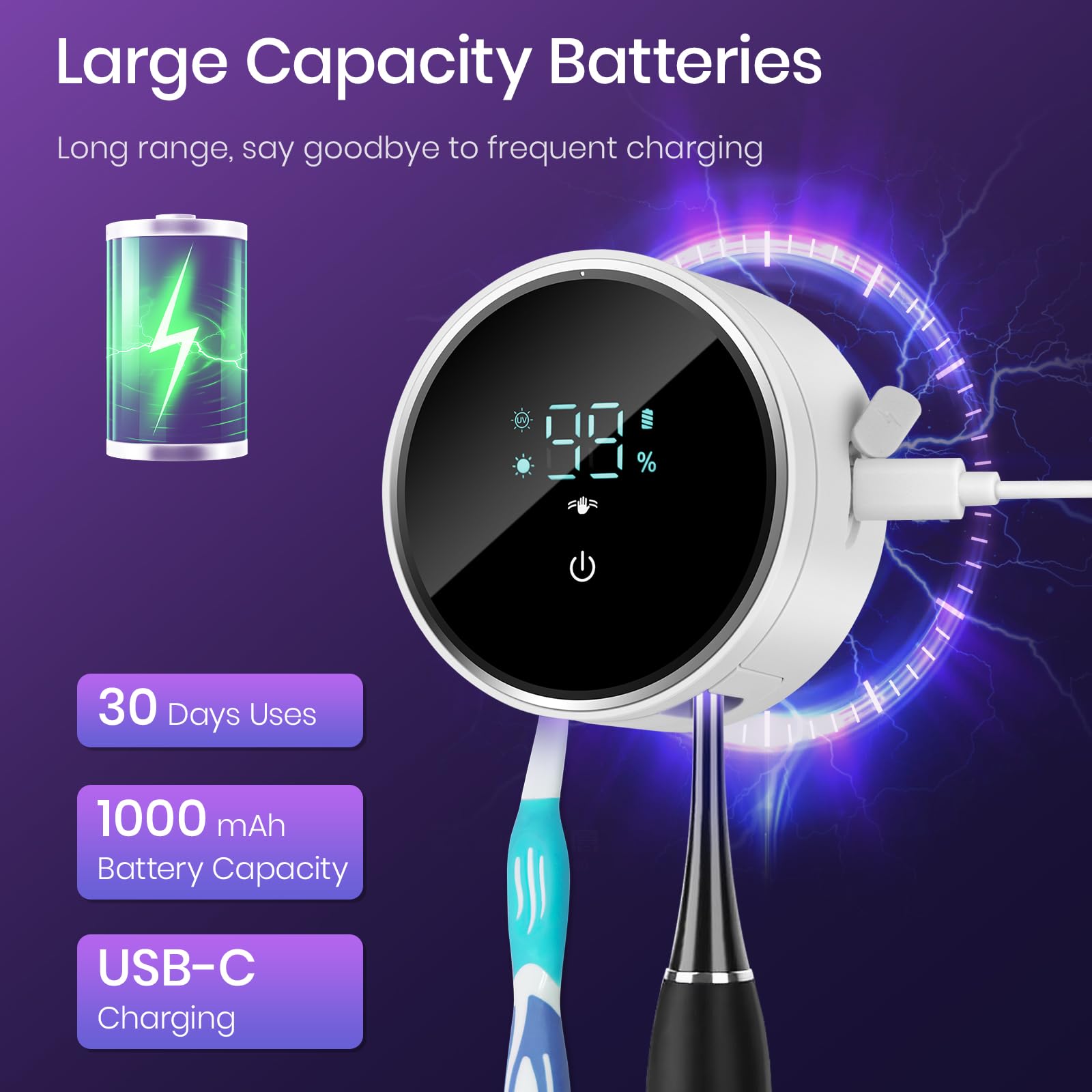 Shker compatibility supports multiple toothbrush models for flexible use.