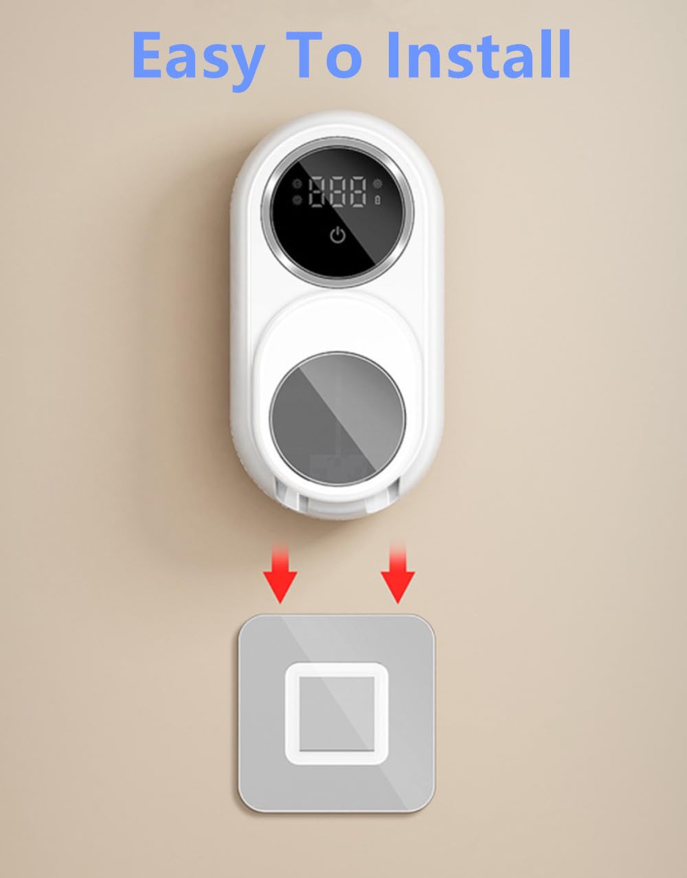 SHKI Type-C fast charging powers the unit quickly for busy mornings
