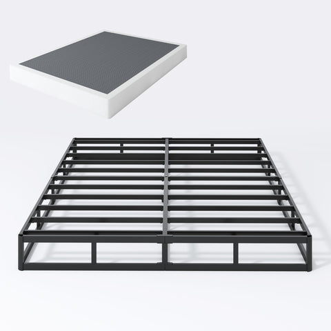 SHLAND full-size box spring 7inch offering solid mattress support