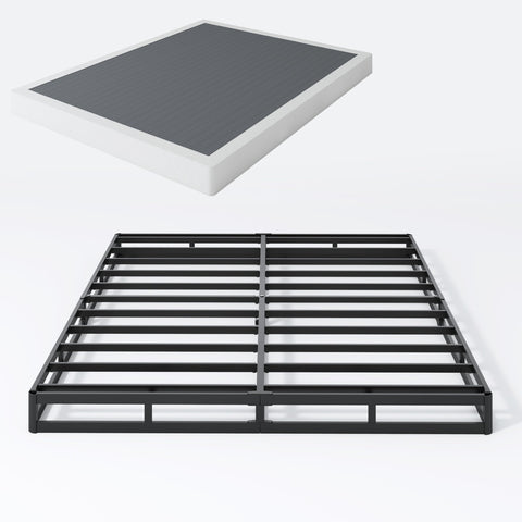 SHLAND King Box Spring 5-Inch – front view, sturdy foundation for stable sleep.