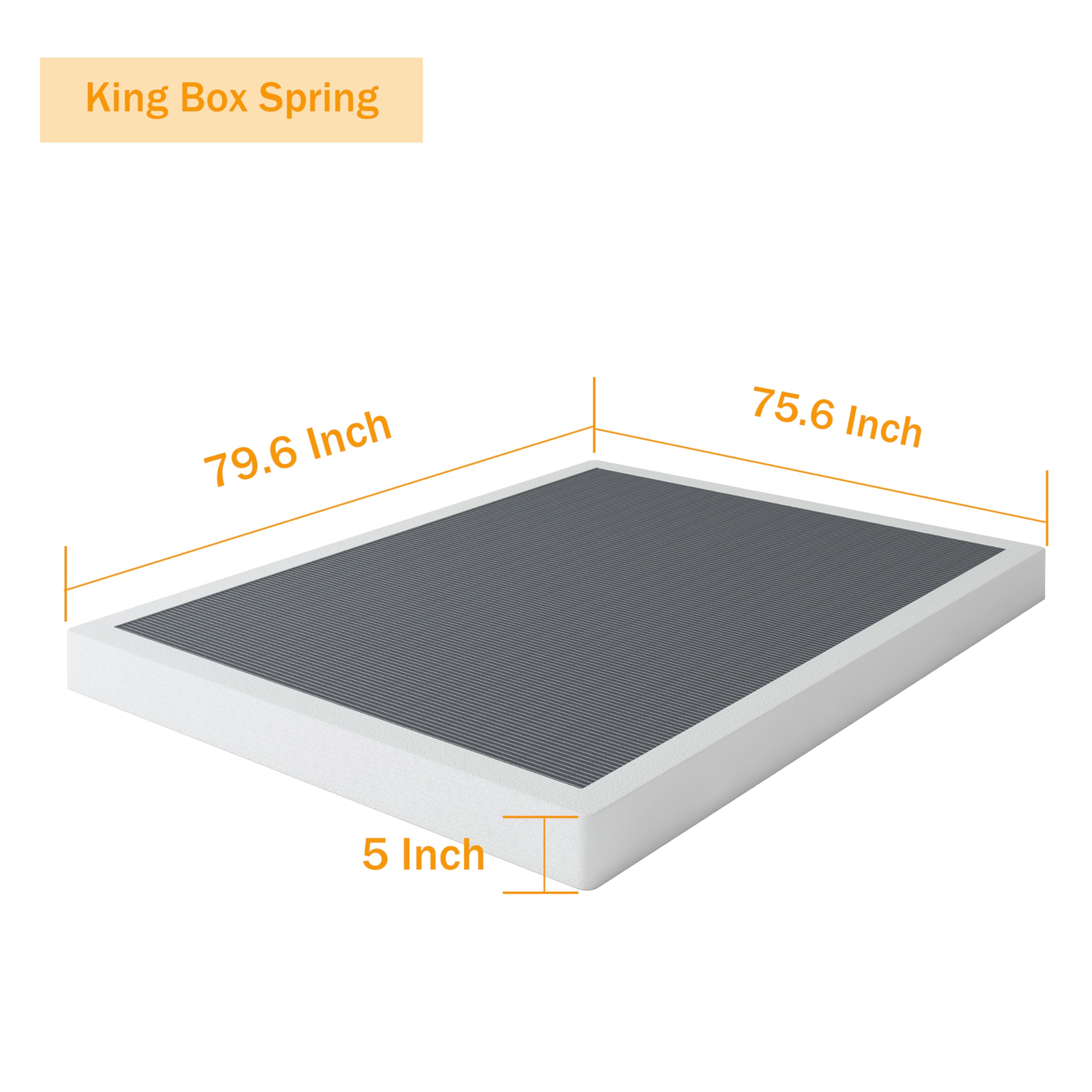SHLAND cover included with the box spring, keeps mattress in place.