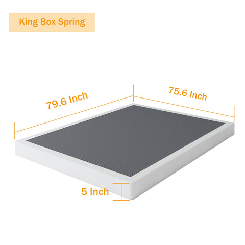 SHLAND cover included with the box spring, keeps mattress in place.
