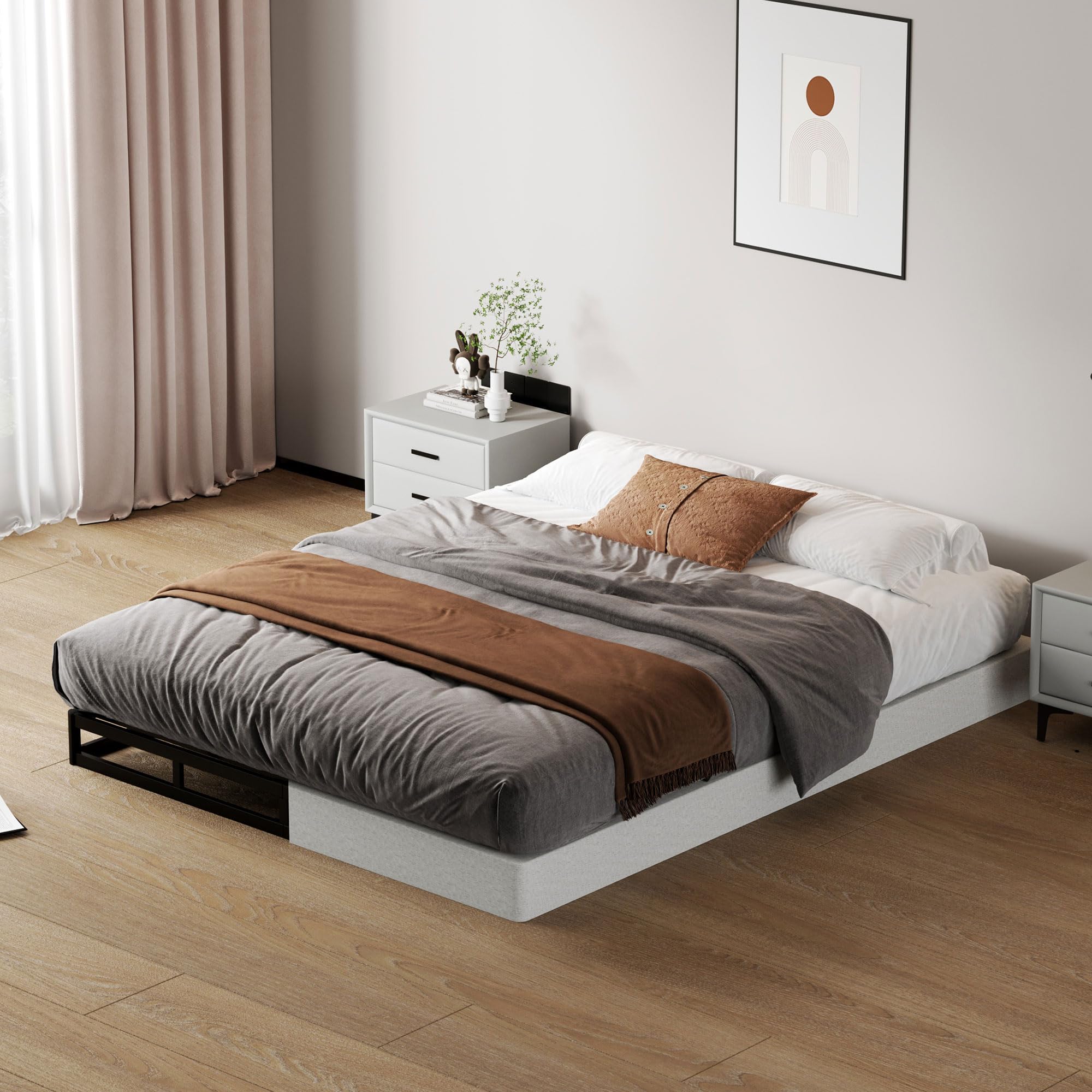 SHOANED supports up to 3000 lbs for strong, stable mattress foundations.