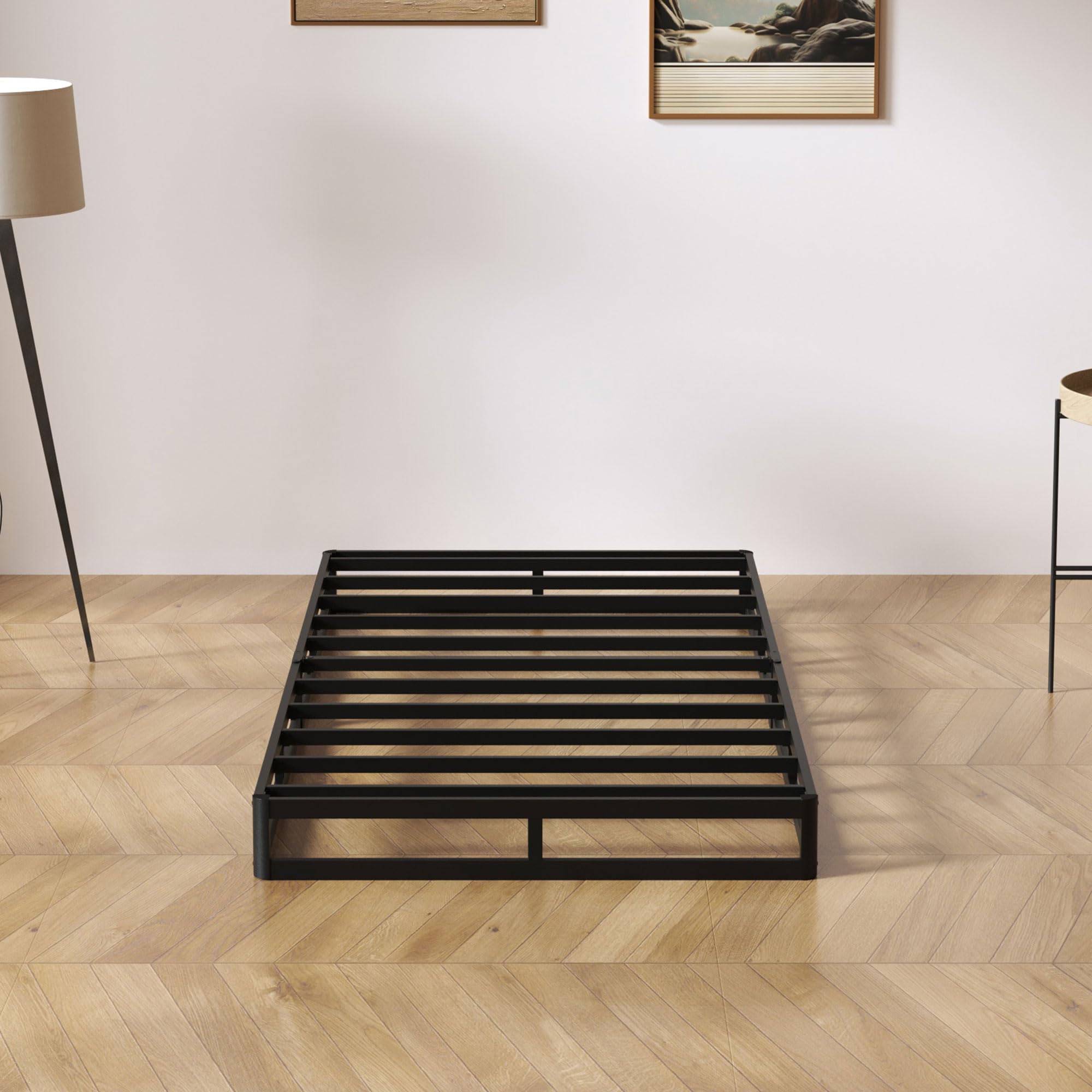 Box spring supports up to 2000 lbs for reliable durability and stability.