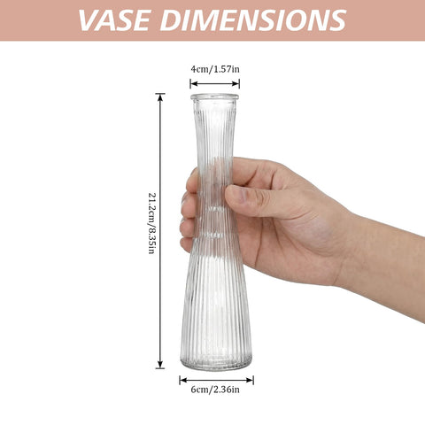 SHOHAYTO Bulk 12-Piece Vases ideal for cohesive event tablescapes.